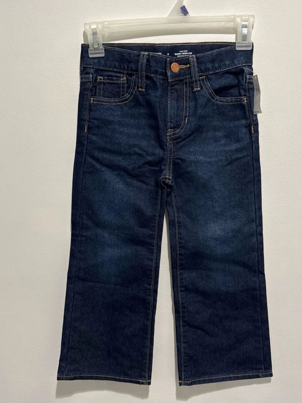 Old Navy Kids Dark Indigo Straight Leg Jeans